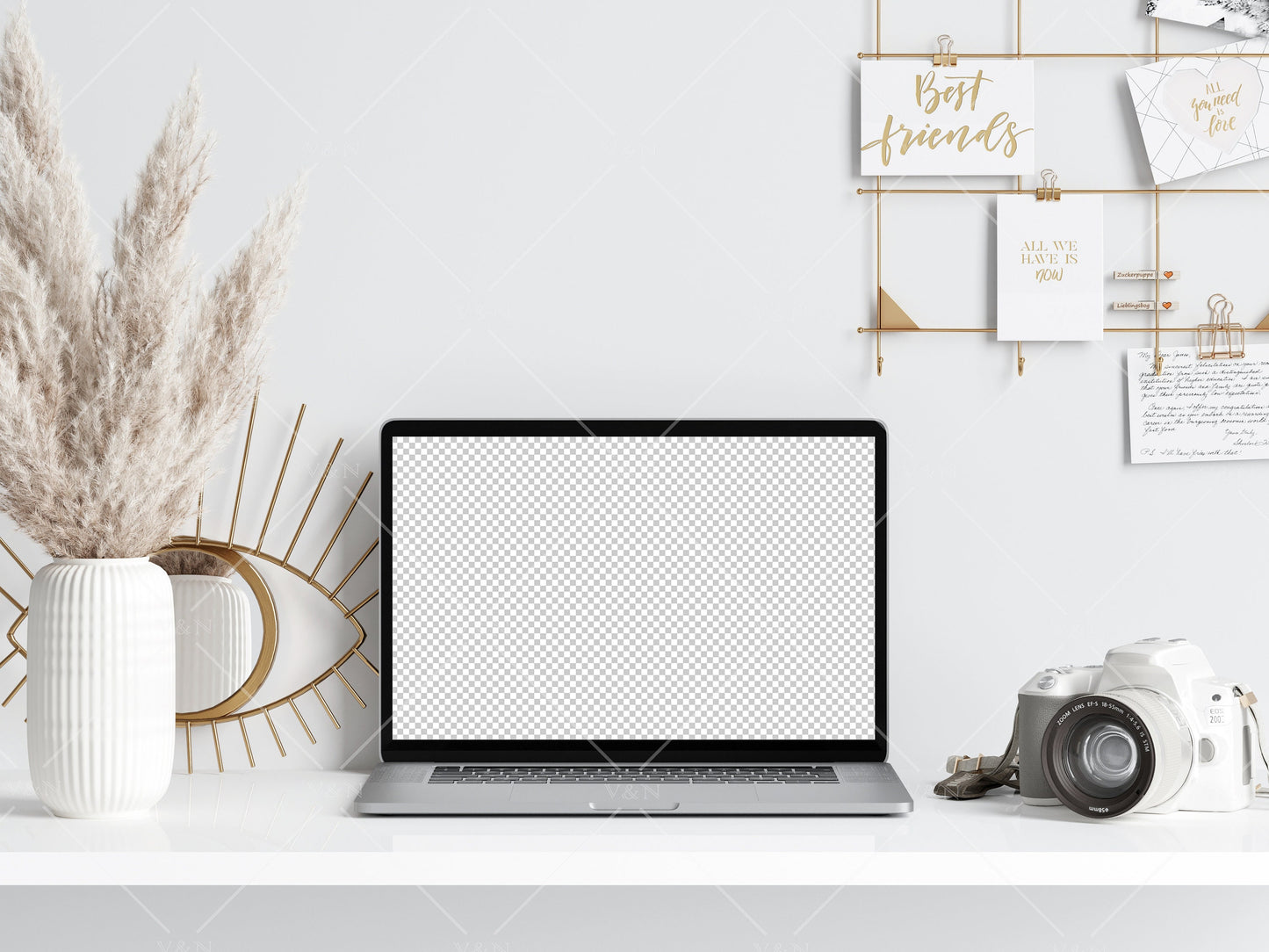 Laptop Mockup, Minimalist Interior Device Mockup, Сomputer Mockup, PSD JPG PNG