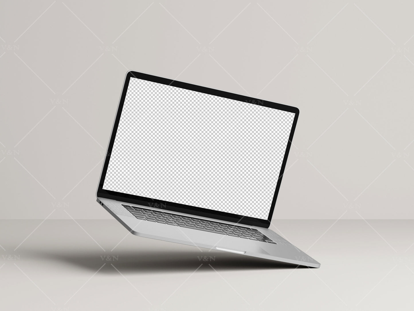 Laptop Mockup, Minimalist Interior Device Mockup, Сomputer Mockup, PSD JPG PNG