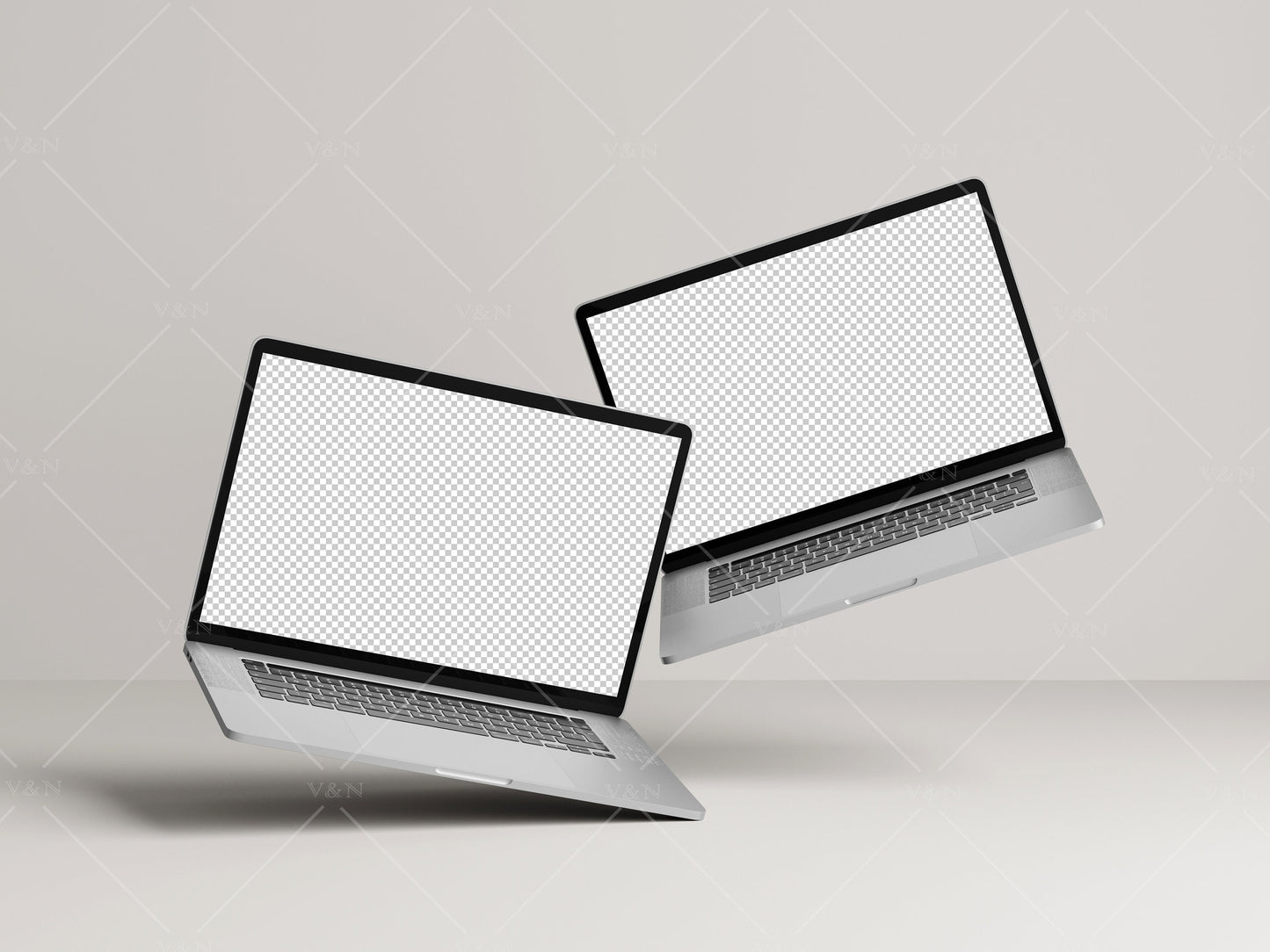 Laptop Mockup, Minimalist Interior Device Mockup, Сomputer Mockup, PSD JPG PNG