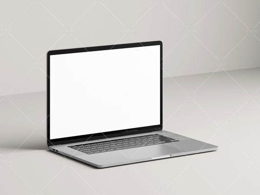 Laptop Mockup, Minimalist Interior Device Mockup, Сomputer Mockup, PSD JPG PNG