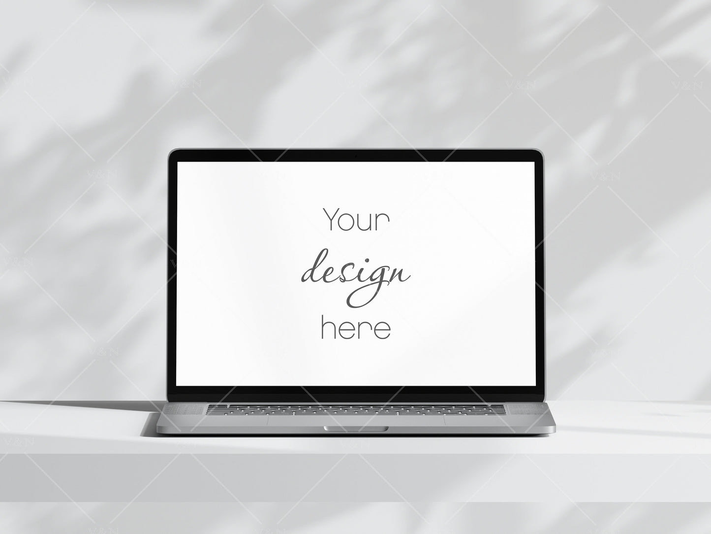 Laptop Mockup, Minimalist Interior Device Mockup, Сomputer Mockup, PSD JPG PNG