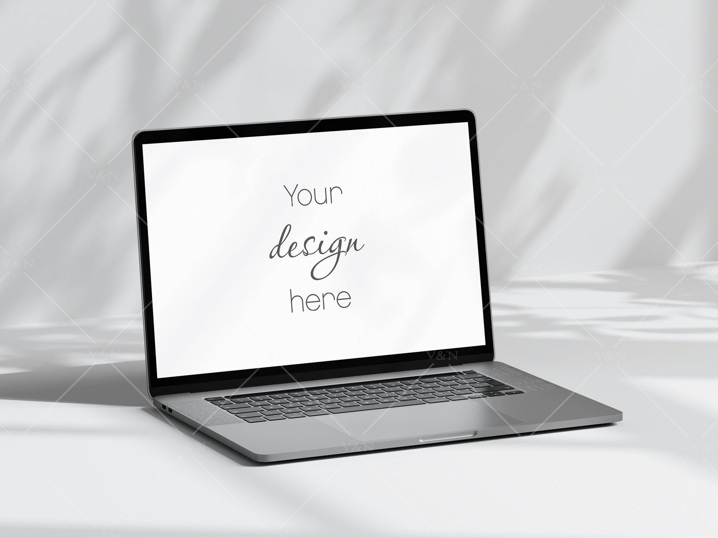 Laptop Mockup, Minimalist Interior Device Mockup, Сomputer Mockup, PSD JPG PNG