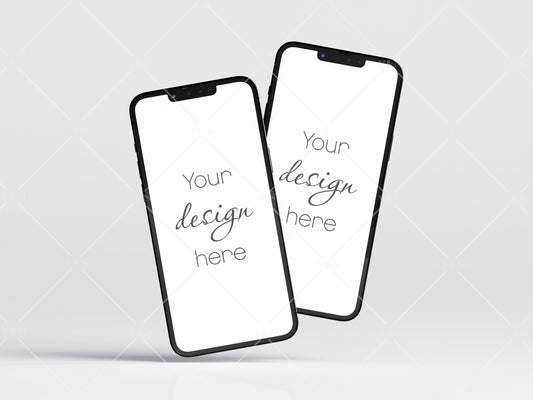 Phone Mockup, JPG PNG PSD, Minimalist Device Mockup, Phone Template