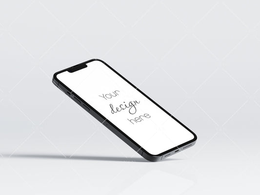 Phone Mockup, JPG PNG PSD, Minimalist Device Mockup, Phone Template