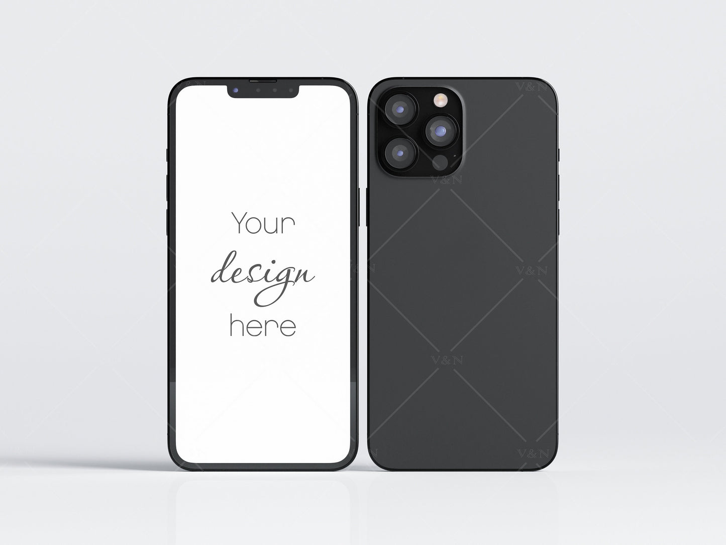 Phone Mockup, JPG PNG PSD, Minimalist Device Mockup, Phone Template