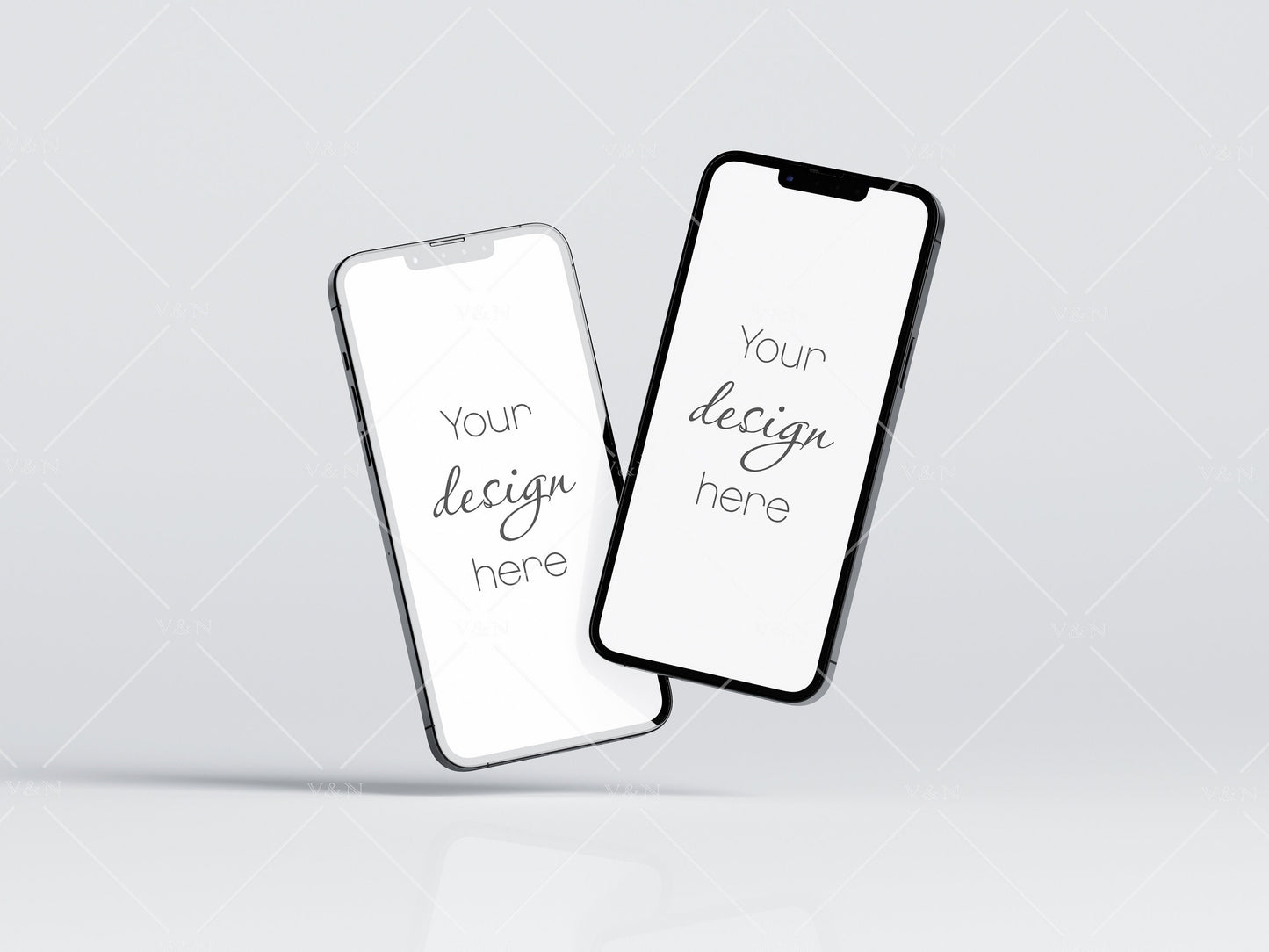 Phone Mockup, JPG PNG PSD, Minimalist Device Mockup, Phone Template