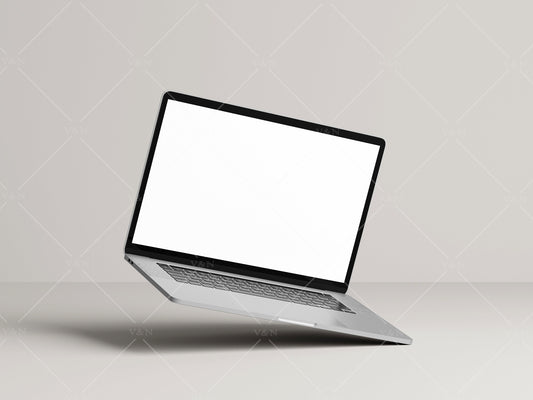 Laptop Mockup, Minimalist Interior Device Mockup, Сomputer Mockup, PSD JPG PNG