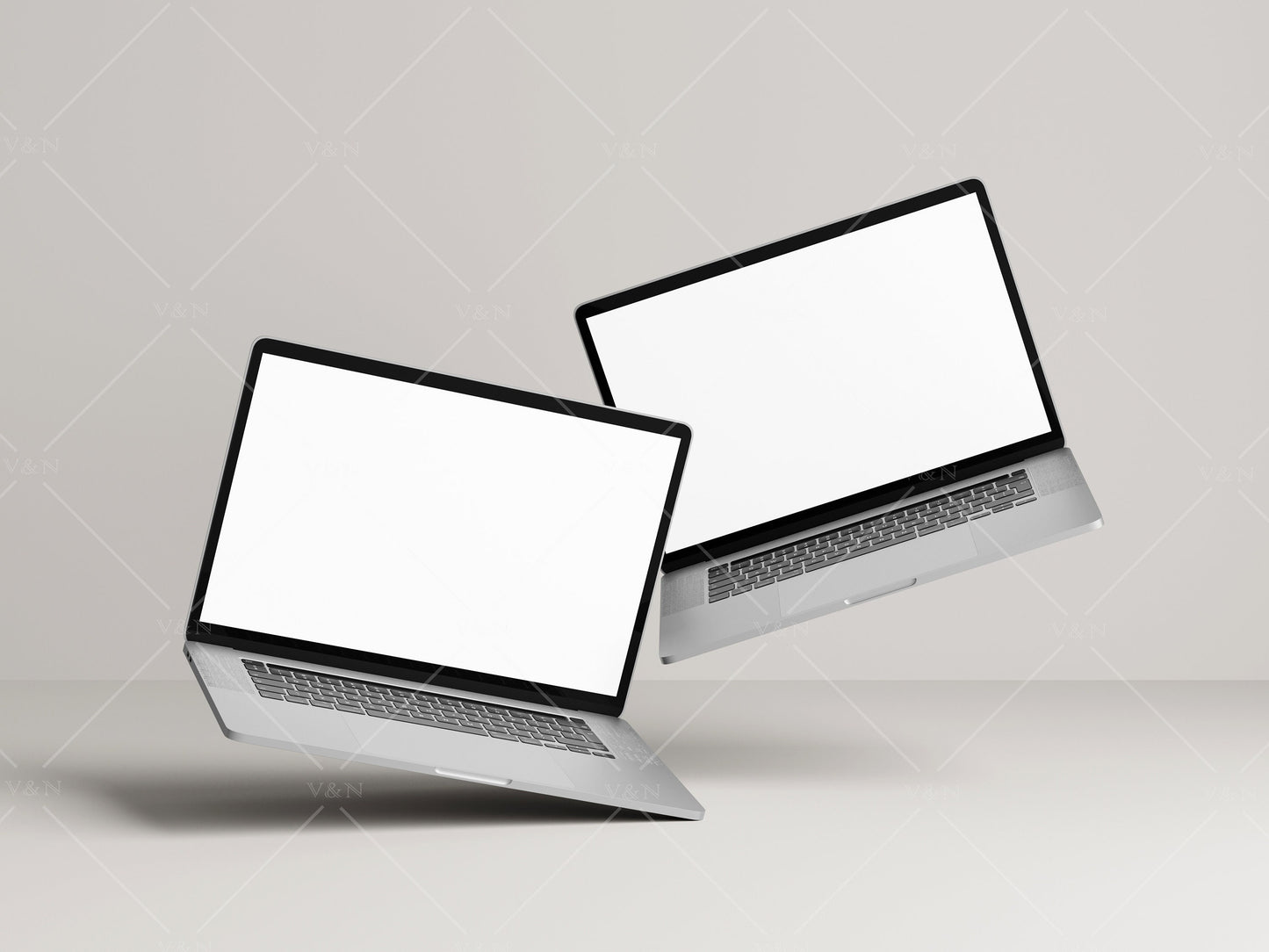 Laptop Mockup, Minimalist Interior Device Mockup, Сomputer Mockup, PSD JPG PNG