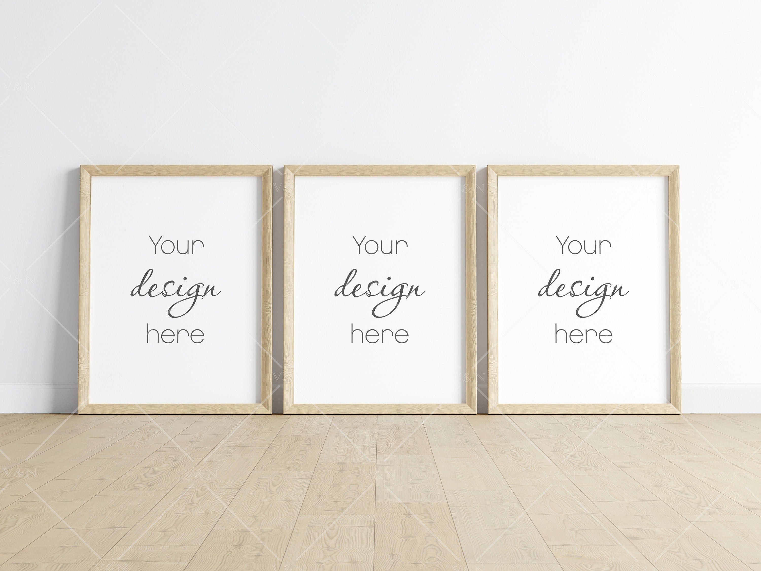 Frame Mockup 4x3 ratio, Poster Mockup, Minimalist Mockup, JPG PNG PSD ...