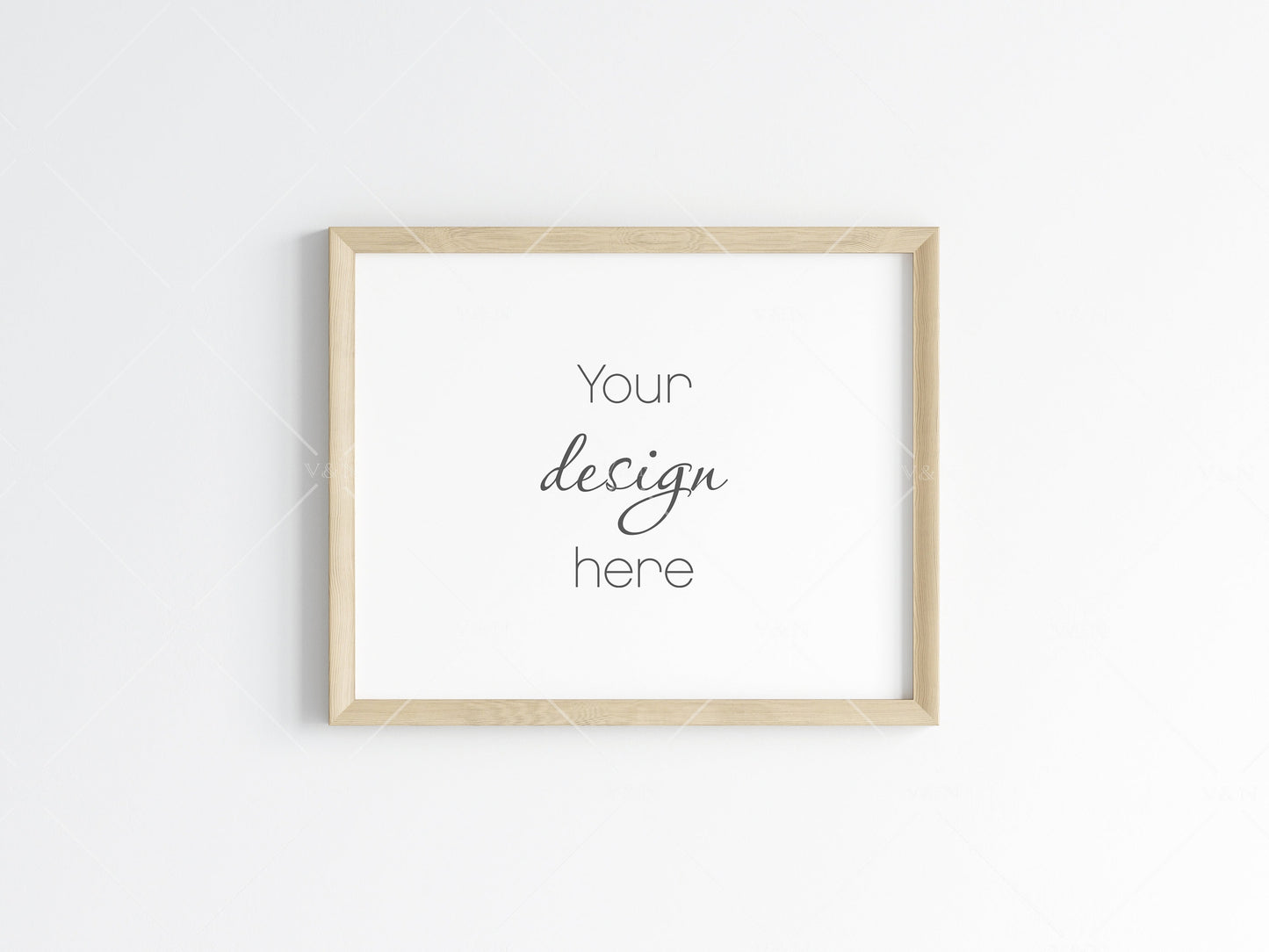 Horizontal Frame Mockup 5x4 ratio, Poster Mockup, Minimalist Mockup, JPG PNG PSD