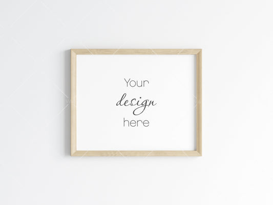 Horizontal Frame Mockup 5x4 ratio, Poster Mockup, Minimalist Mockup, JPG PNG PSD