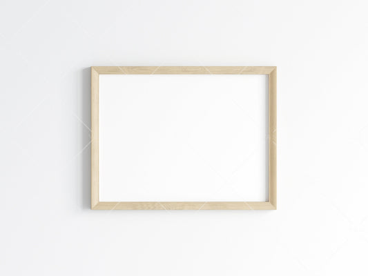 Horizontal Frame Mockup 4x3 ratio, Poster Mockup, Minimalist Mockup, JPG PNG PSD