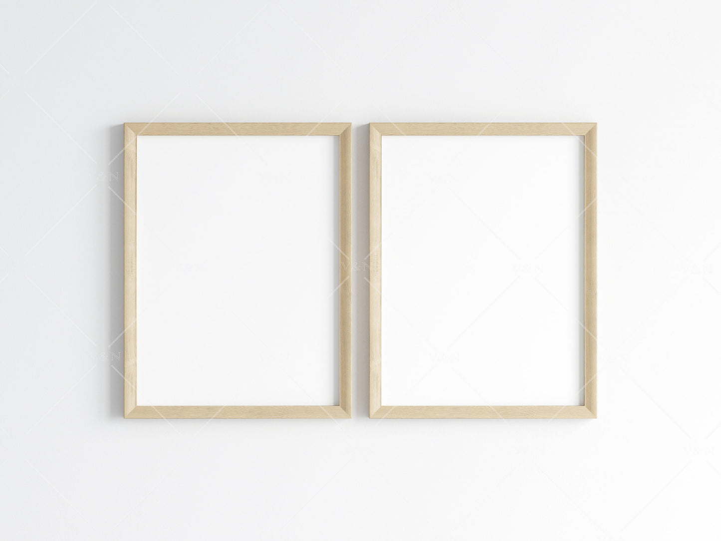 Wooden Frame Mockup 5x4 ratio, Poster Mockup, Minimalist Mockup, JPG PNG PSD