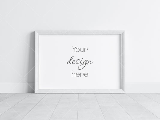 Horizontal Frame Mockup 3x2 ratio, Poster Mockup, Minimalist Mockup, JPG PNG PSD