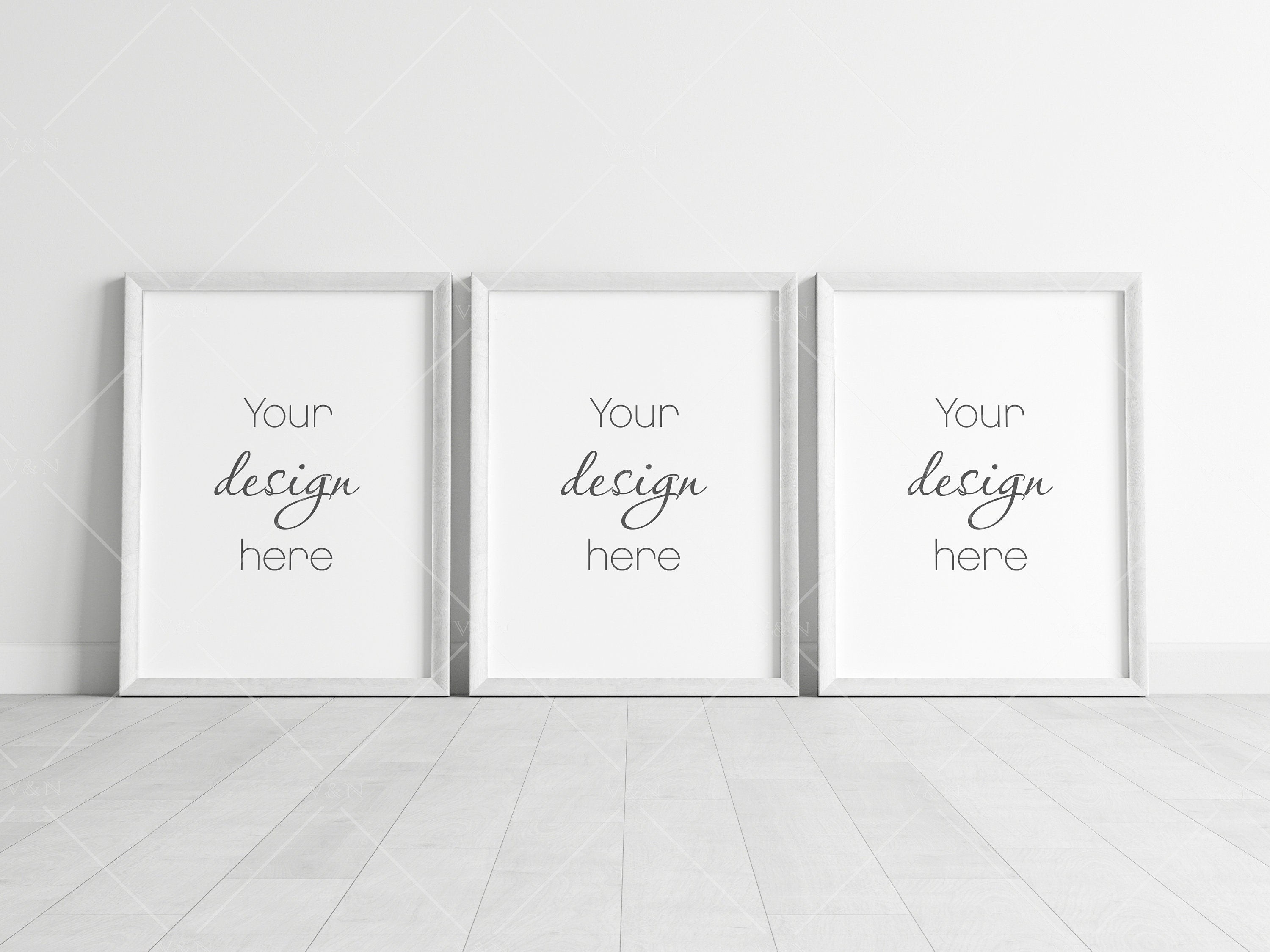 Frame Mockup 4x3 ratio, Poster Mockup, Minimalist Mockup, JPG PNG PSD ...