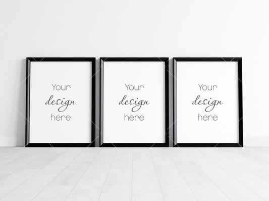 Frame Mockup 4x3 ratio, Poster Mockup, Minimalist Mockup, JPG PNG PSD