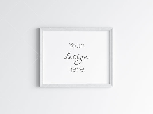 Horizontal Frame Mockup 5x4 ratio, Poster Mockup, Minimalist Mockup, JPG PNG PSD