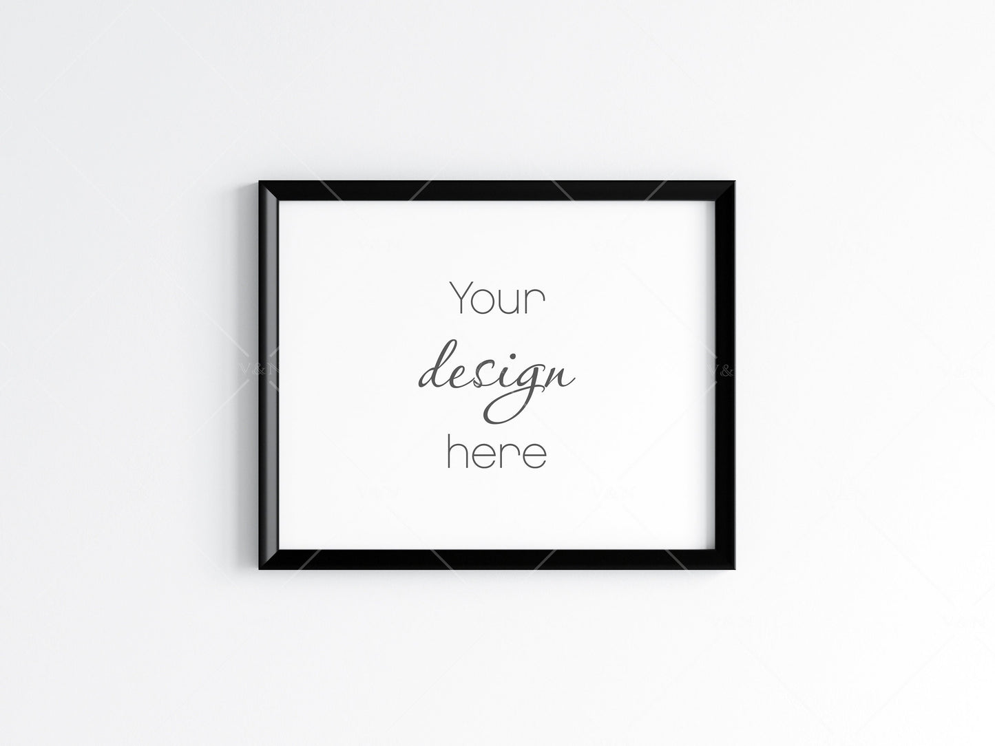 Horizontal Frame Mockup 5x4 ratio, Poster Mockup, Minimalist Mockup, JPG PNG PSD