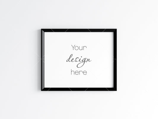 Horizontal Frame Mockup 5x4 ratio, Poster Mockup, Minimalist Mockup, JPG PNG PSD