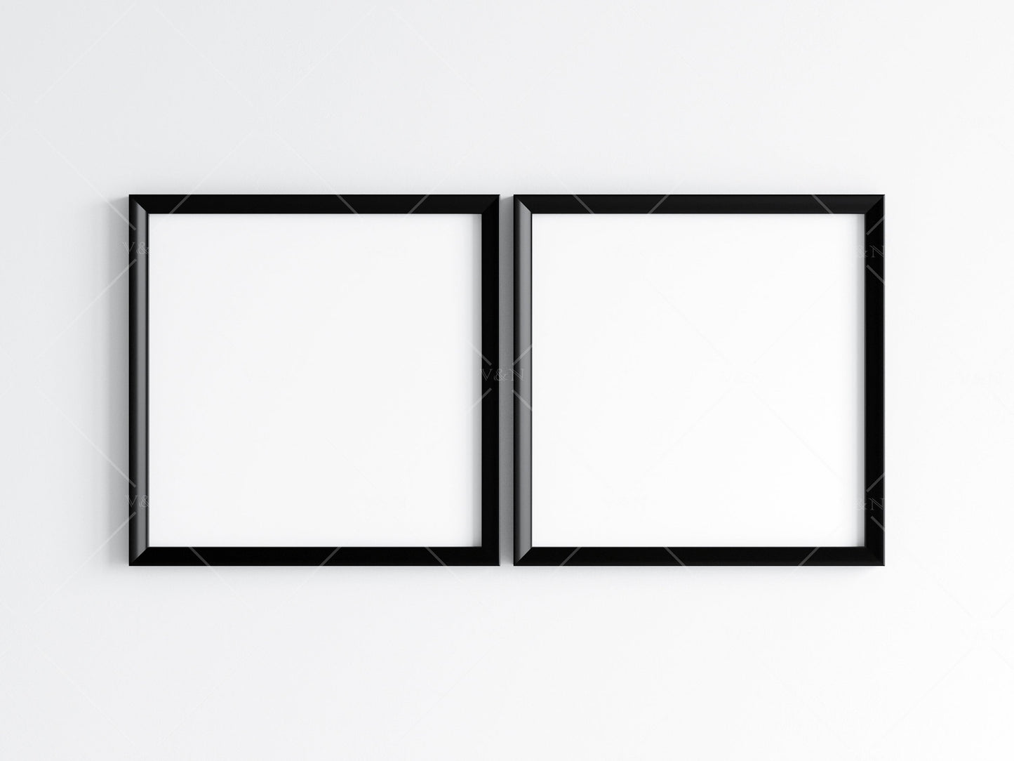 Black Square Frame Mockup, Poster Mockup, Minimalist Mockup, JPG PNG PSD