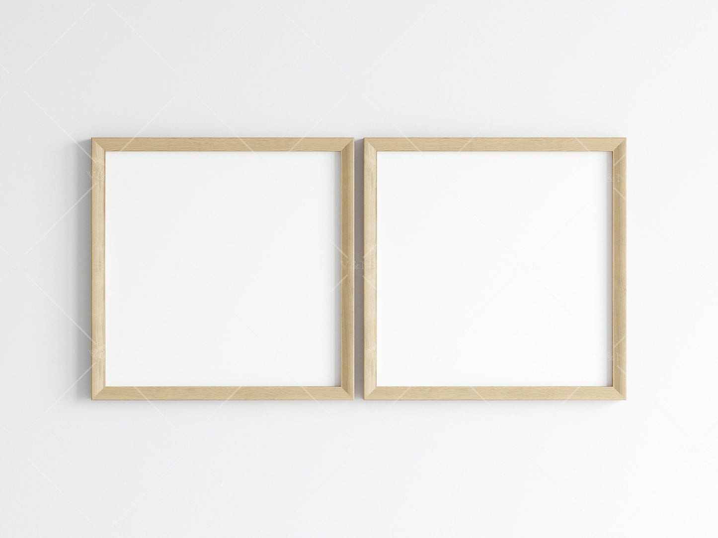 Wooden Square Frame Mockup, Poster Mockup, Minimalist Mockup, JPG PNG PSD