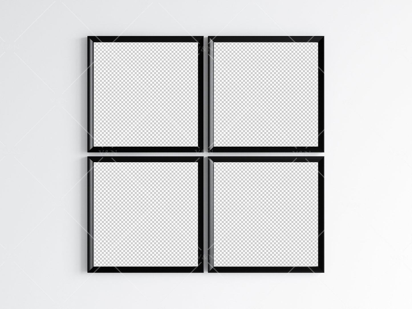 Black Square Frame Mockup, Poster Mockup, Minimalist Mockup, JPG PNG PSD