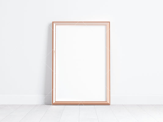 Gold Frame Mockup 3x2 ratio, Poster Mockup, Minimalist Mockup, JPG PNG PSD