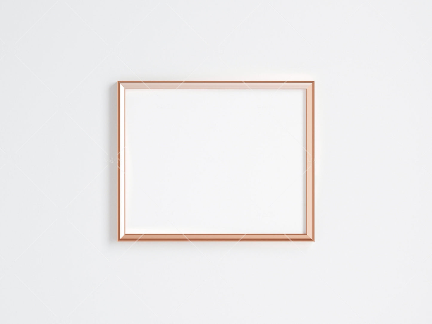 Gold Frame Mockup 5x4 ratio, Poster Mockup, Minimalist Mockup, JPG PNG PSD