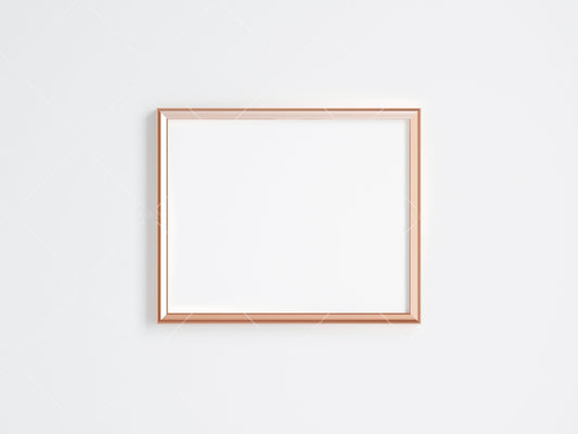 Gold Frame Mockup 5x4 ratio, Poster Mockup, Minimalist Mockup, JPG PNG PSD