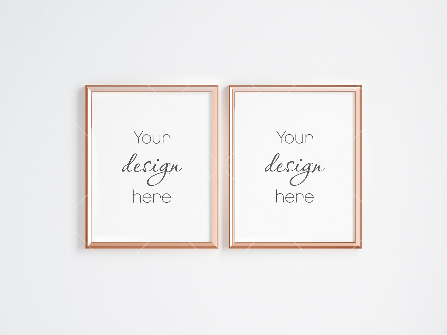 Gold Frame Mockup 5x4 ratio, Poster Mockup, Minimalist Mockup, JPG PNG PSD