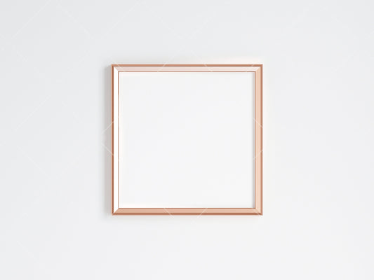 Gold Square Frame Mockup, Poster Mockup, Minimalist Mockup, JPG PNG PSD