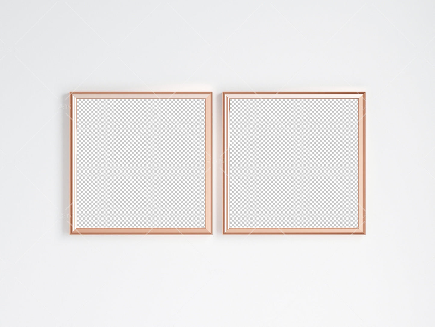 Gold Square Frame Mockup, Poster Mockup, Minimalist Mockup, JPG PNG PSD