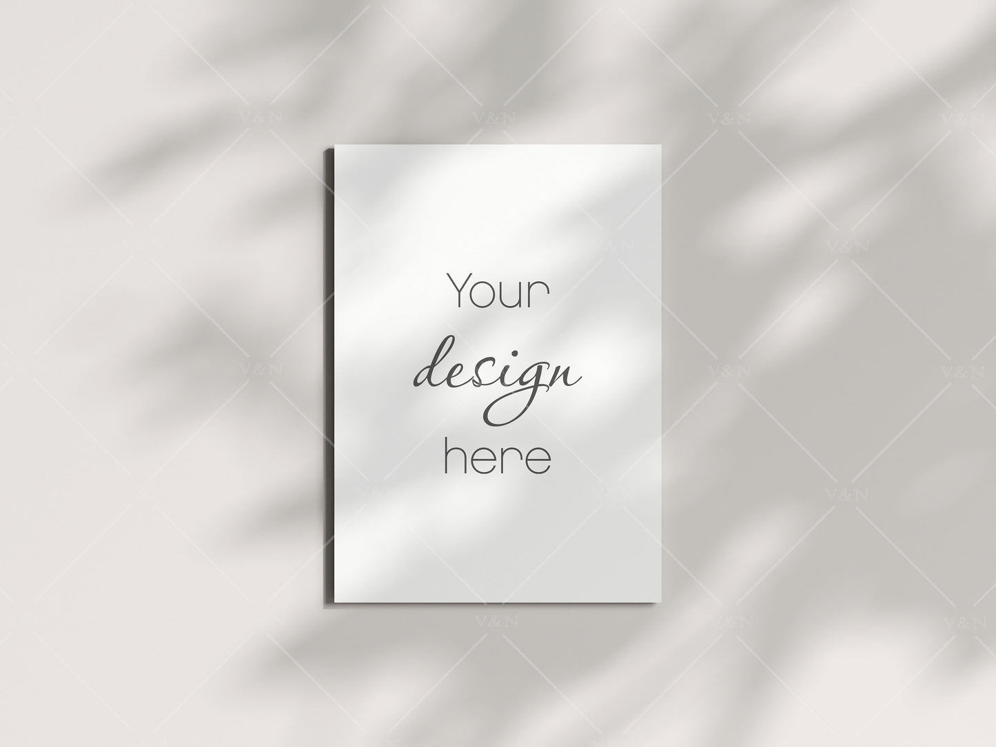 Card Mockup 5x7, Boho Invitation Mockup, Greeting Card Mockup