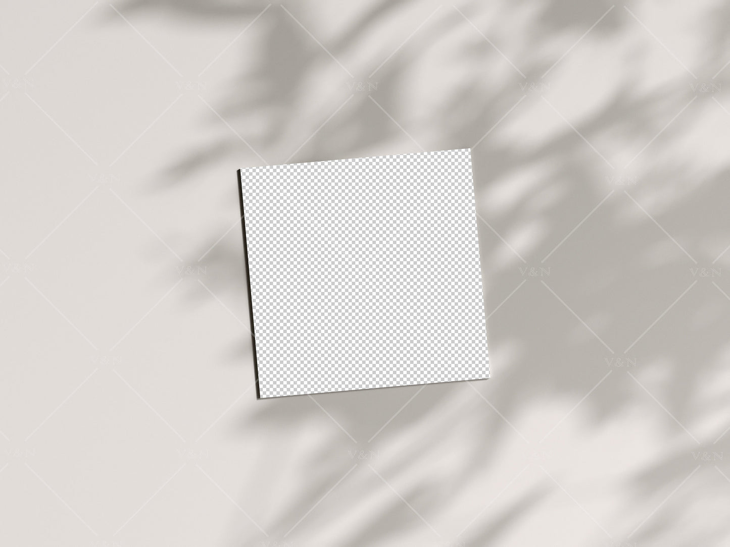 Square Card Mockup 5x7, Boho Invitation Mockup, Greeting Card Mockup