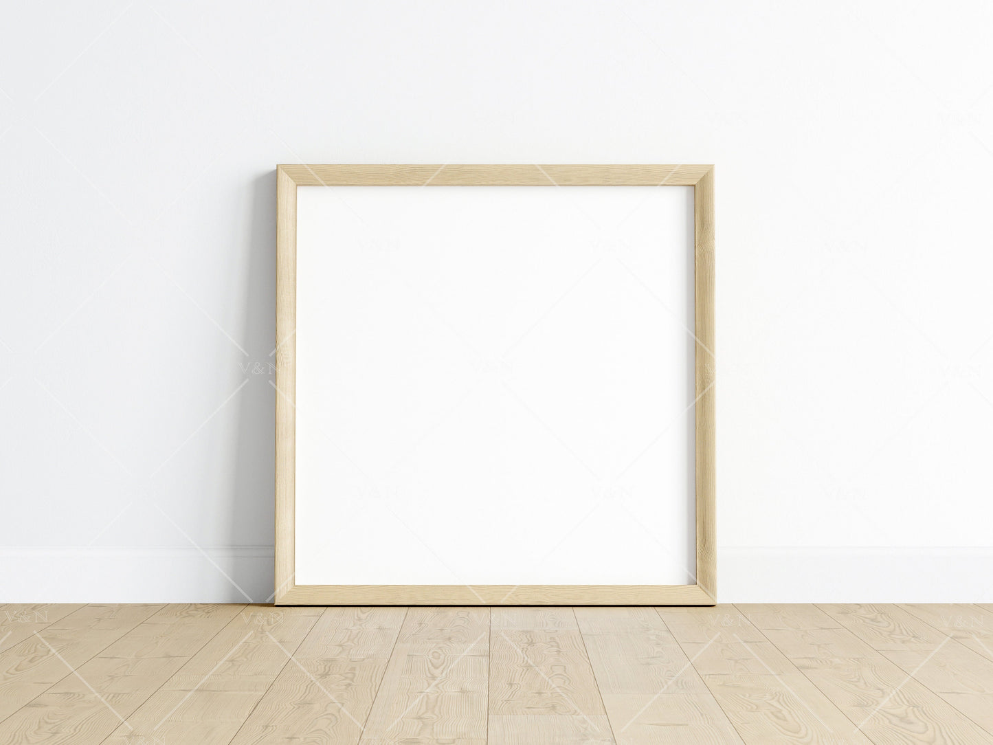 Square Wooden Frame Mockup, Poster Mockup, Square Frame Mockup, Frame Mockup for Print, JPG PNG PSD