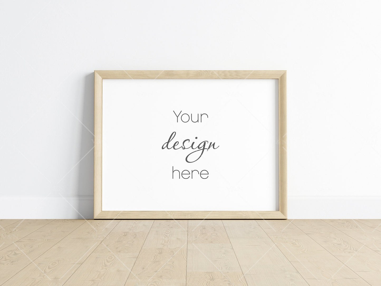 Horizontal Frame Mockup 4x3 ratio, Poster Mockup, Minimalist Mockup, JPG PNG PSD