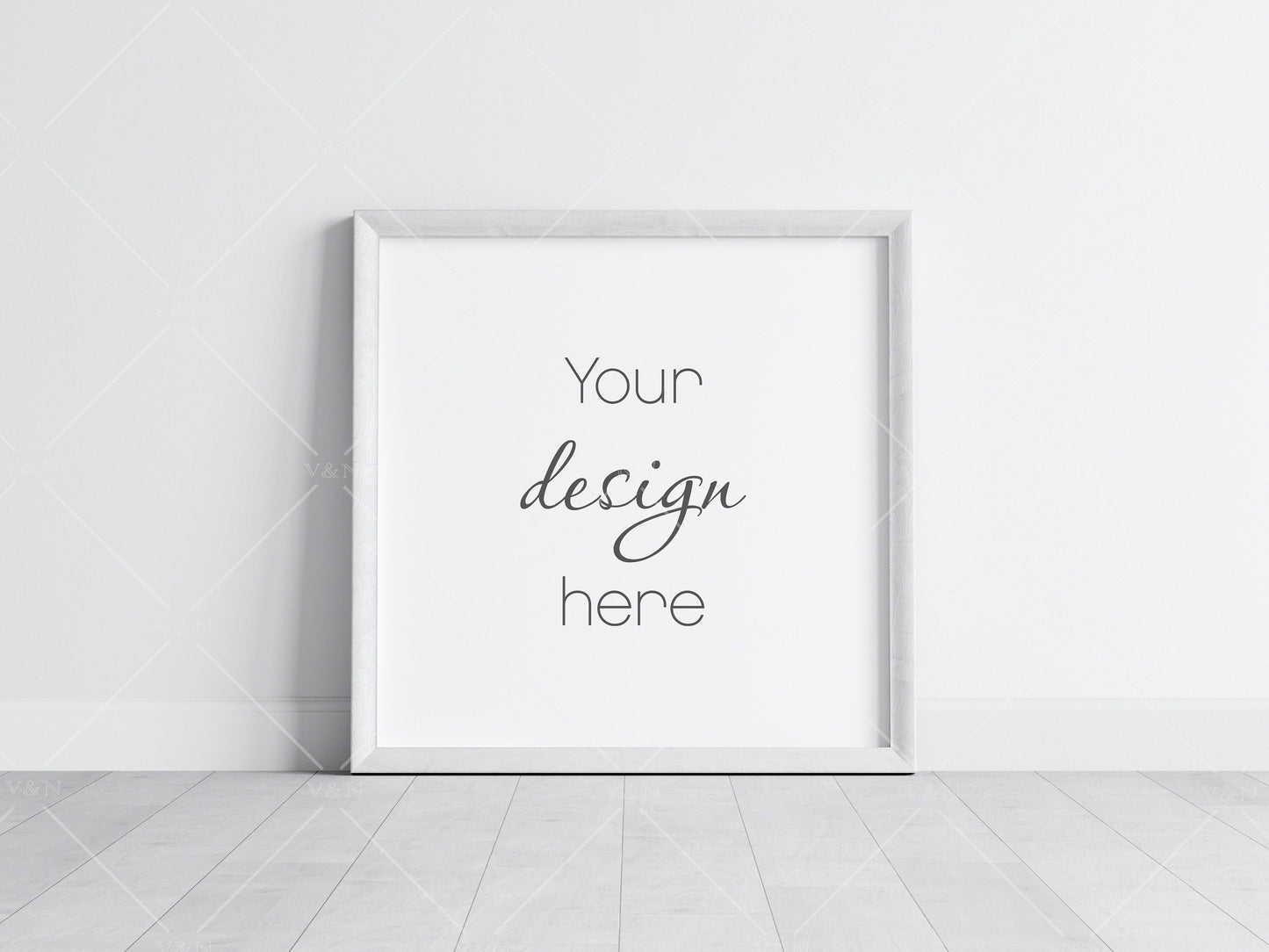 Square Frame Mockup, Poster Mockup, Square Frame Mockup, Frame Mockup for Print, JPG PNG PSD