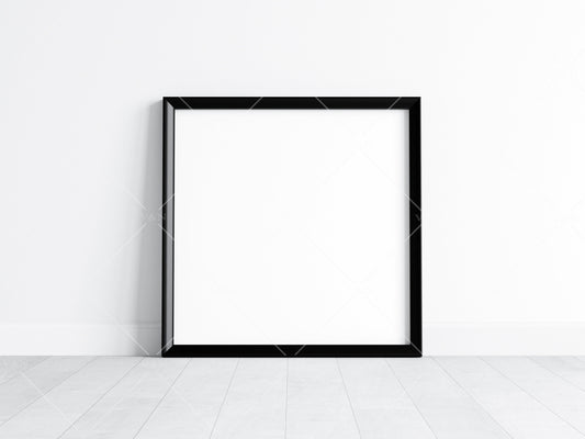 Square Frame Mockup, Poster Mockup, Square Frame Mockup, Frame Mockup for Print, JPG PNG PSD