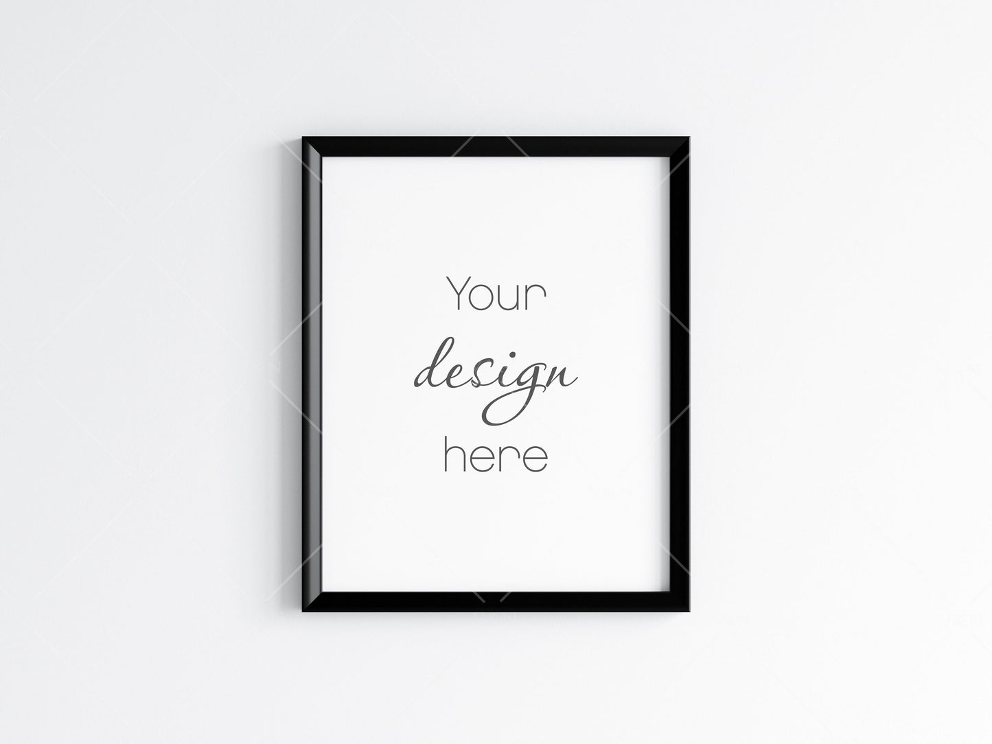 Minimalist Black Frame Mockup 5x4 ratio, Poster Mockup, Minimalist Mockup, JPG PNG PSD