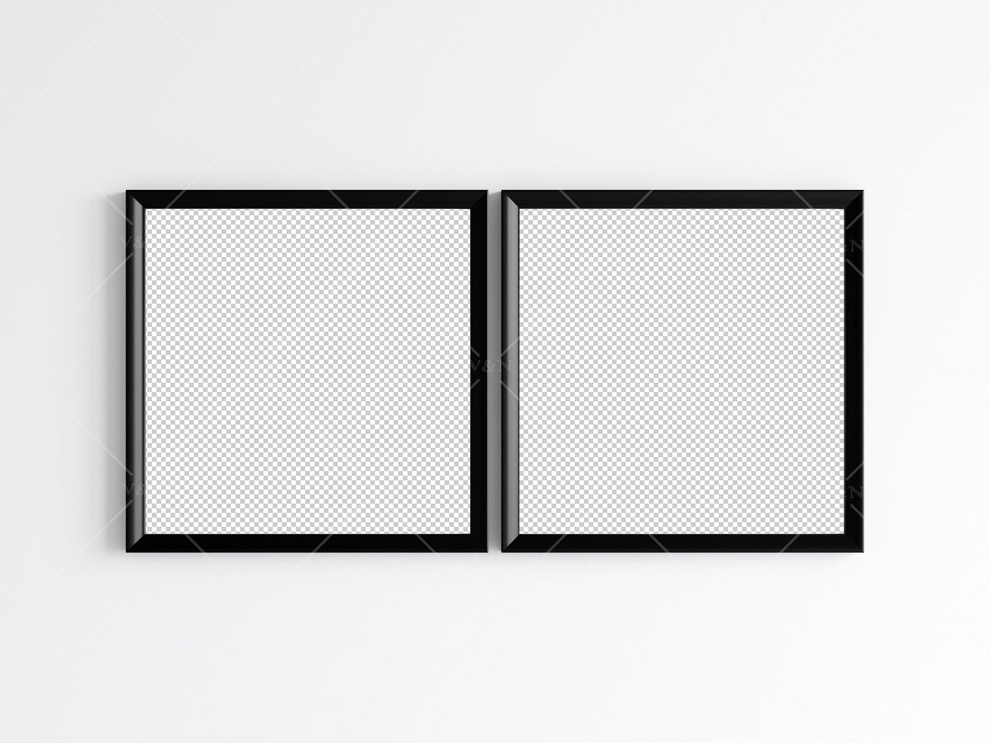 Black Square Frame Mockup, Poster Mockup, Minimalist Mockup, JPG PNG PSD