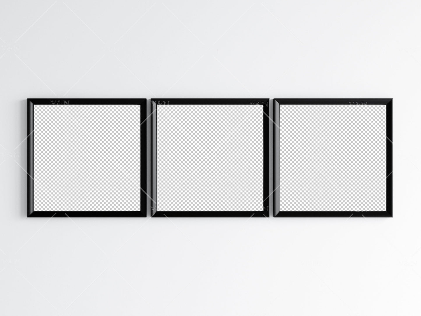 Black Square Frame Mockup, Poster Mockup, Minimalist Mockup, JPG PNG PSD