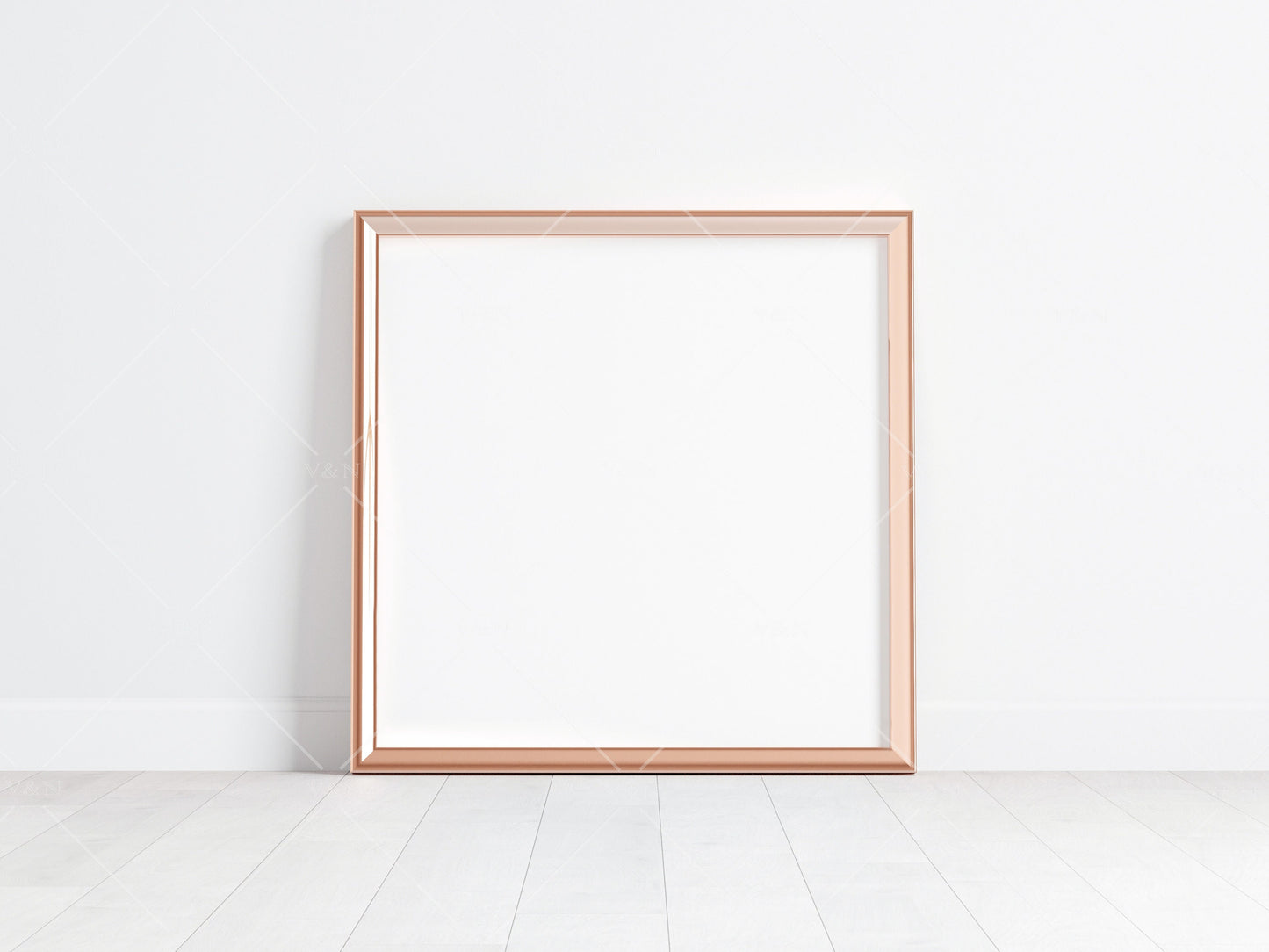 Gold Square Frame Mockup, Poster Mockup, Square Frame Mockup, Frame Mockup for Print, JPG PNG PSD