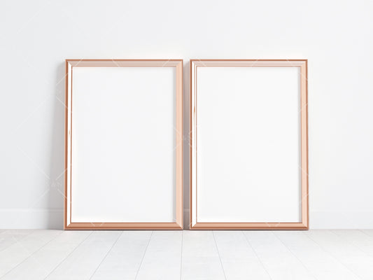 Gold Frame Mockup 3x2 ratio, Poster Mockup, Minimalist Mockup, JPG PNG PSD