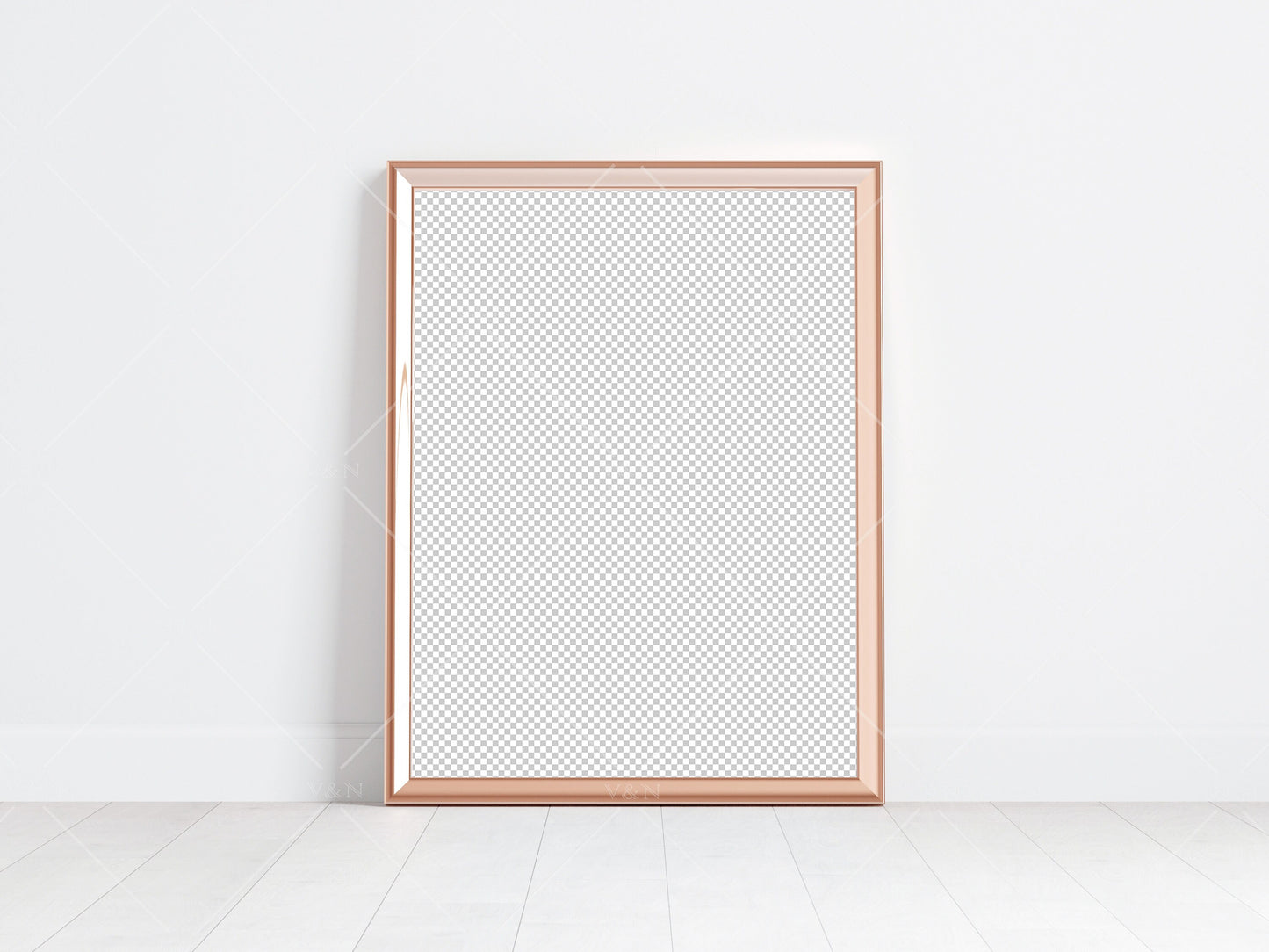 Gold Frame Mockup 4x3 ratio, Poster Mockup, Minimalist Mockup, JPG PNG PSD