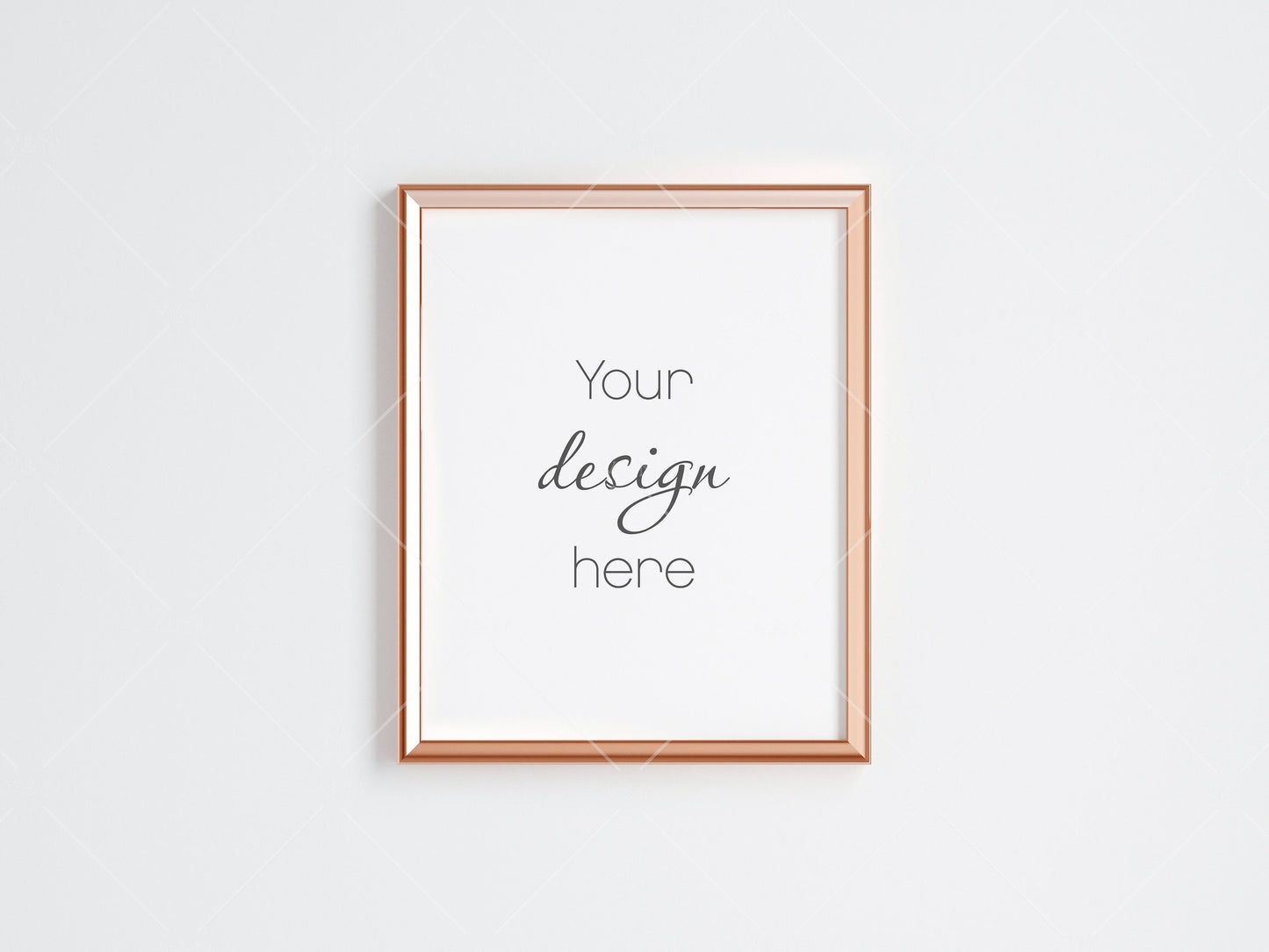 Gold Frame Mockup 5x4 ratio, Poster Mockup, Minimalist Mockup, JPG PNG PSD