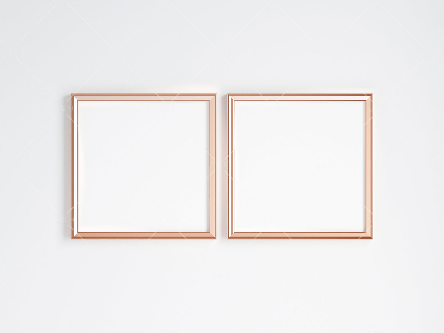 Gold Square Frame Mockup, Poster Mockup, Minimalist Mockup, JPG PNG PSD