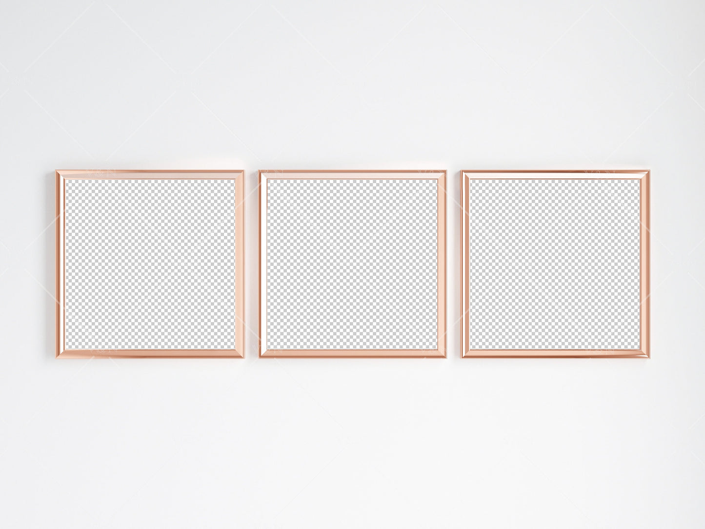 Gold Square Frame Mockup, Poster Mockup, Minimalist Mockup, JPG PNG PSD