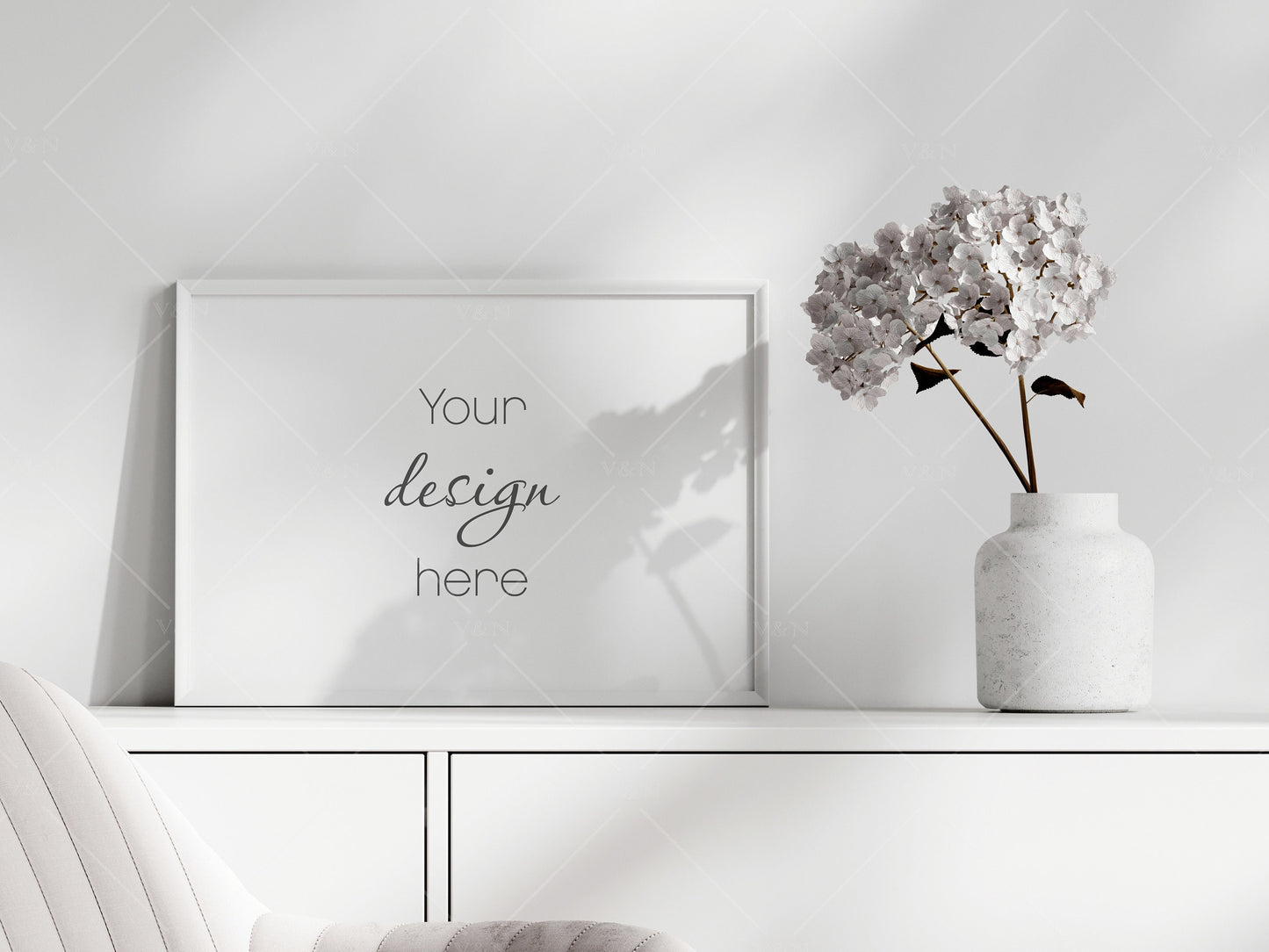 Minimalist Frame Mockup, Horizontal Frame Mockup, Poster Mockup